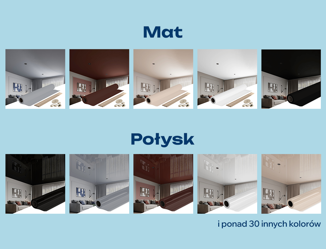 Sufit napinany "Zrób to sam" №1 (1*1,5m)