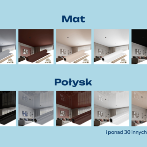 Sufit napinany "Zrób to sam" №10 (1*6m) Biały połysk - obrazek 6